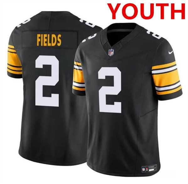 Youth Pittsburgh Steelers #2 Justin Fields Black F.U.S.E. Vapor Untouchable Limited Football Stitched Jersey Dzhi,We sell and wholesale Youth Pittsburgh Steelers #2 Justin Fields Black F.U.S.E. Vapor Untouchable Limited Football Stitched Jersey Dzhi on line form chian!